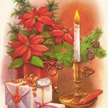 Схема вышивки «канун нового года»