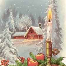 Схема вышивки «канун нового года»