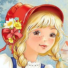 Схема вышивки «Девочка»