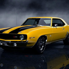 Схема вышивки «Ретро-автомобили Chevrolet»