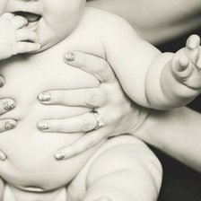 Схема вышивки «на ручках»