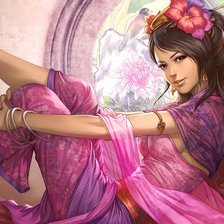 Схема вышивки «Красавица»