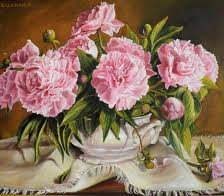 Схема вышивки «bukiet cwetow,peonie»