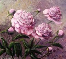 Схема вышивки «peonie»