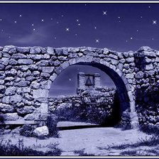 Схема вышивки «туманный колокол»