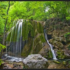 Схема вышивки «серебрянные струи»
