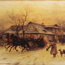 Схема вышивки «Jesienny pejzaz»