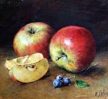 naturmort z jablokami