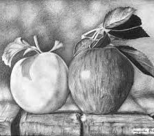 Схема вышивки «naturmort z jablokami»