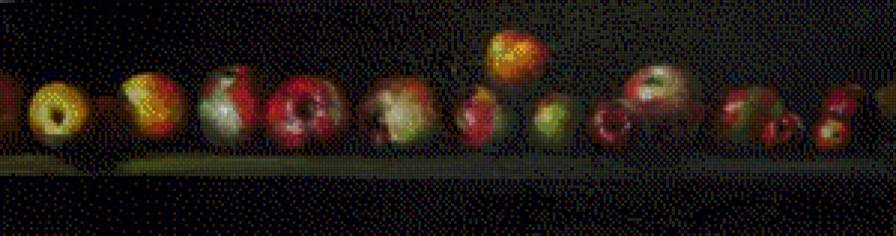 naturmort z jablokami - naturmort, ziwopis - предпросмотр