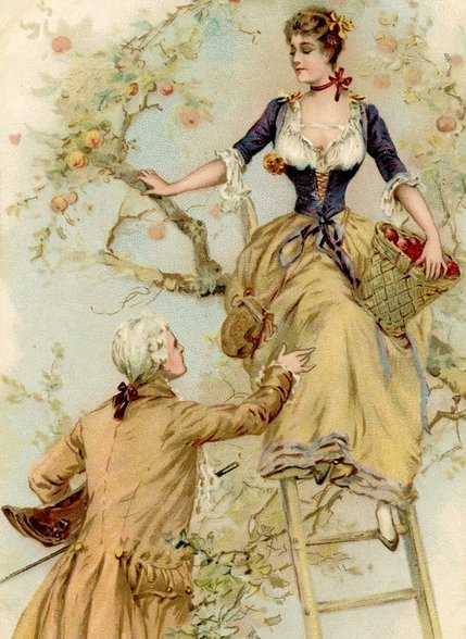 В саду - оригинал