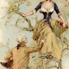 Схема вышивки «В саду»