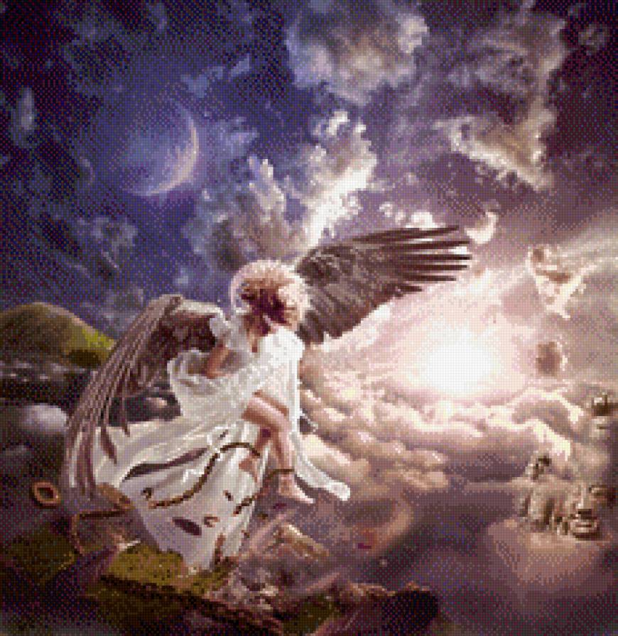 на небесах - ангел, свобода - предпросмотр