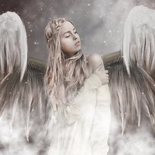 Схема вышивки «ангел»