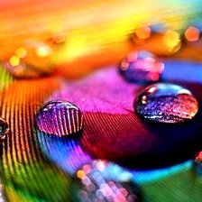 Схема вышивки «радуга»