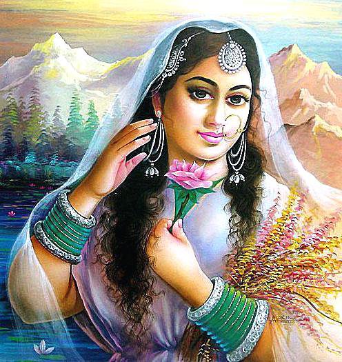 Индианка - восток, индия, незнакомка, девушка, красавица, портрет - оригинал