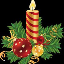 Схема вышивки «свеча»