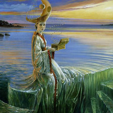 Схема вышивки «Картины Мишеля Шеваля»