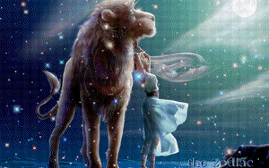 знак зодиака - лев, зодиак - предпросмотр