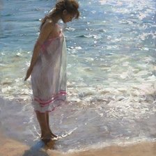 Схема вышивки «У моря»