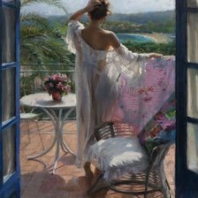 Схема вышивки «картина Висенте Ромеро Редонде»