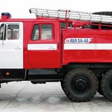 Схема вышивки «Пожарная машина.»