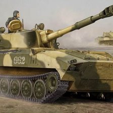 Схема вышивки «САУ-2с1 Гвоздика.»