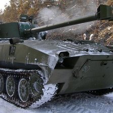 Схема вышивки «САУ-2с1 Гвоздика.»
