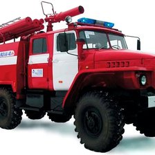 Схема вышивки «Пожарная машина.»