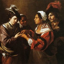 Схема вышивки «гадалка»