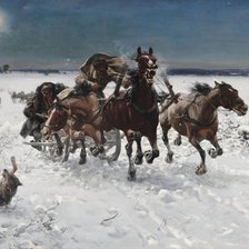 Схема вышивки «Ucieczka»