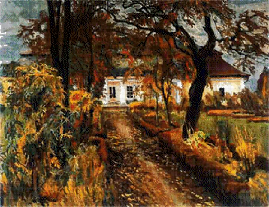 Jesienny pejzaz - ziwopis, pejzaz, ocen - предпросмотр