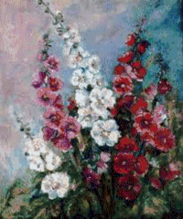 Malwy - cwety, ziwopis - предпросмотр