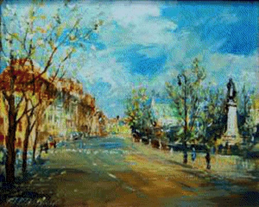 Krakow - pejzaz, ziwopis - предпросмотр