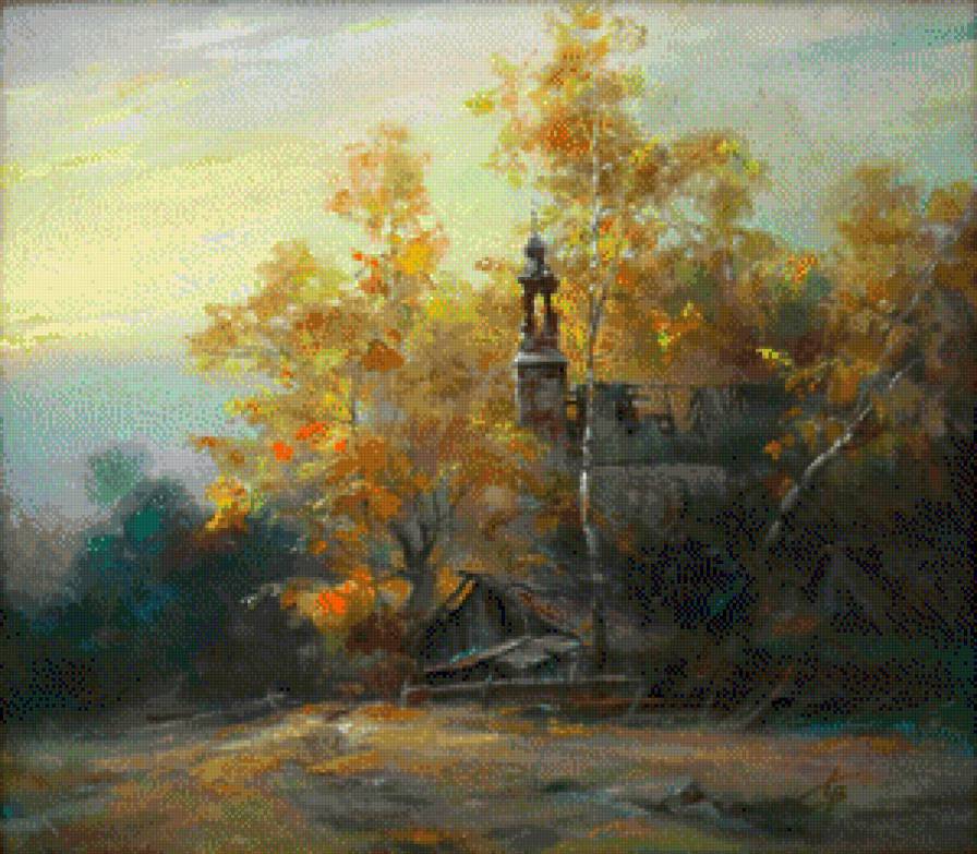 Jesienny pejzaz - ocen, ziwopis, pejzaz - предпросмотр