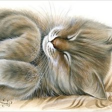 Схема вышивки «серия "кошки"»