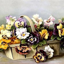 Схема вышивки «корзина»