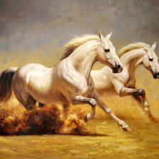 Схема вышивки «Скакунки»