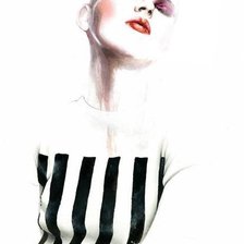 Схема вышивки «Черное и белое»