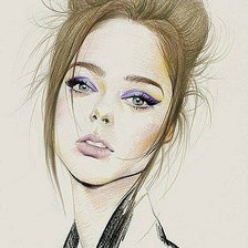 Схема вышивки «Дева»