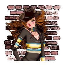 Гламурная девушка