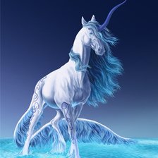 Схема вышивки «Единорог»