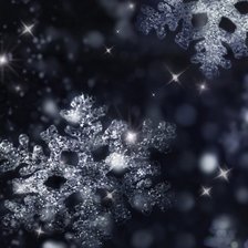 Схема вышивки «Снежинки.»