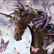 Схема вышивки «Единорог»