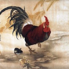 Схема вышивки «Петух»