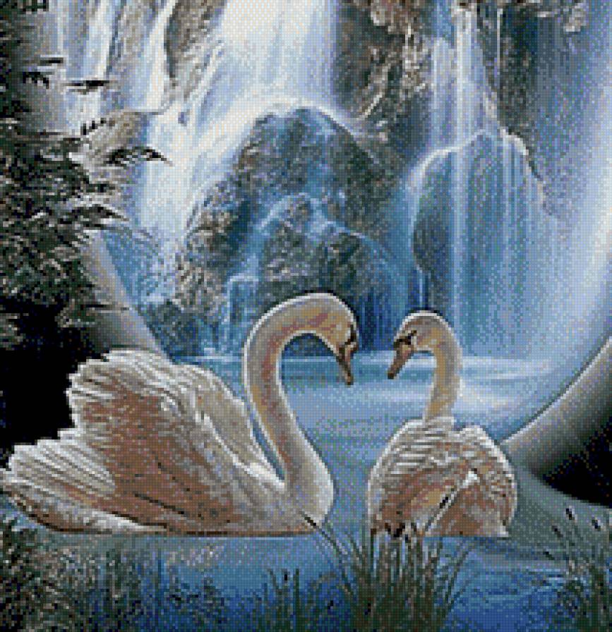 Пара Лебедей - предпросмотр