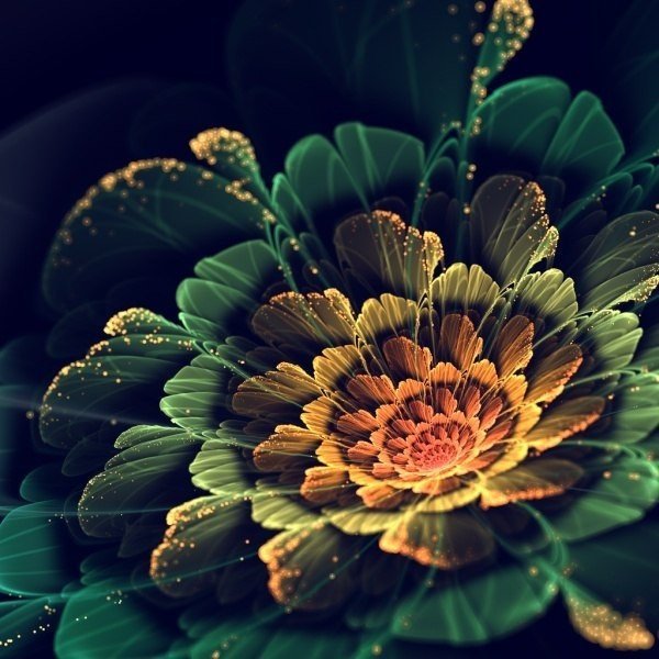 Фантастические цветы - фэнтази, цветы - оригинал