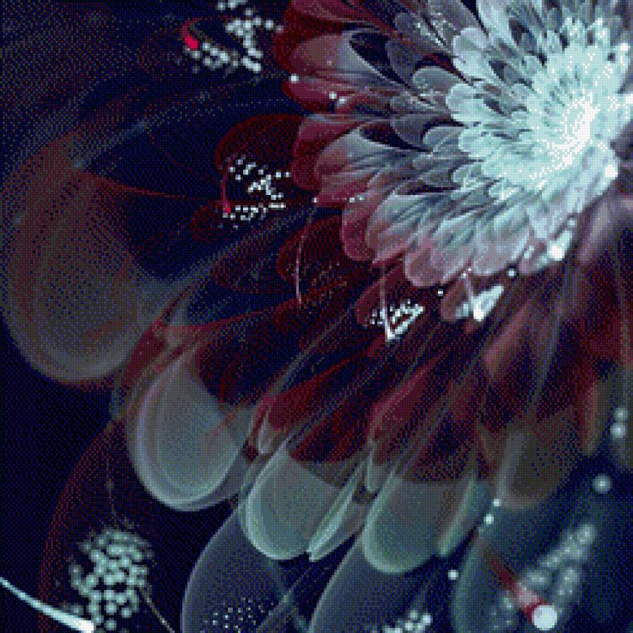 Фантастические цветы - фэнтази, цветы - предпросмотр