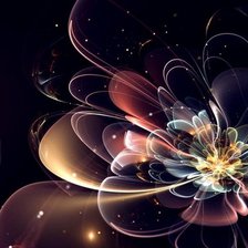 Схема вышивки «Фантастические цветы»