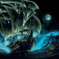 Схема вышивки «призрак»